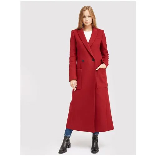 Пальто Twinset Milano, размер 40, бордовый