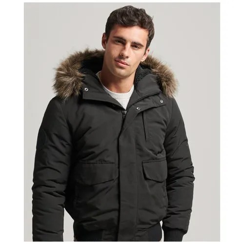 Бомбер Superdry, размер L, черный