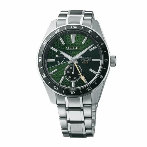 Наручные часы SEIKO SPB219J1, зеленый, серебряный