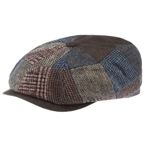 Кепка STETSON арт. 6840903 HATTERAS PATCHWORK (коричневый), размер 55