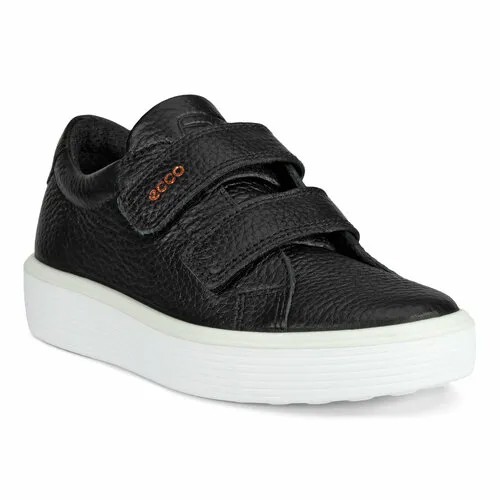 Кеды ecco SOFT 60 K, размер 27, черный-белый