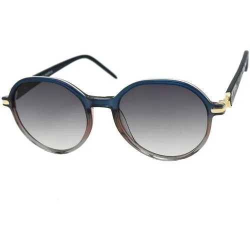 Солнцезащитные очки Enni Marco, круглые, оправа: пластик, градиентные, для женщин
