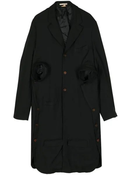 Пальто с аппликацией Comme des Garçons Homme Plus, черный