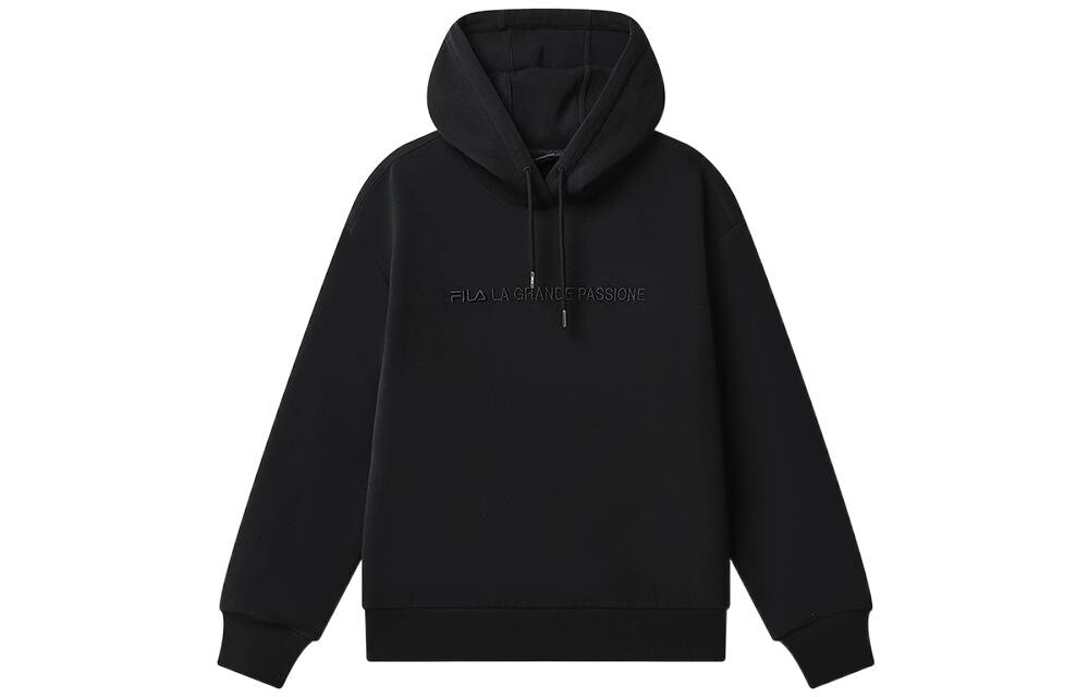 Свитшот женский, цвет черный как смоль Fila