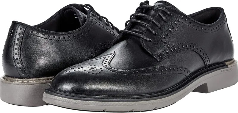 Оксфорды The Go-To Wing Oxford Cole Haan, цвет Black/Gray Midsole