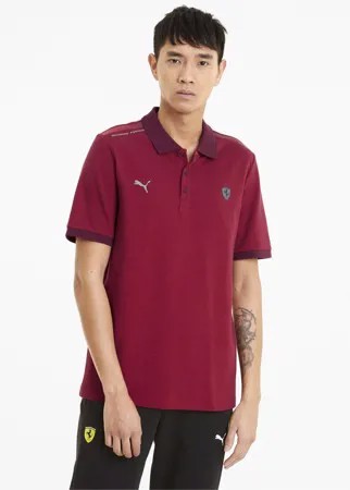 Поло Scuderia Ferrari Style Two-Tone Men's Polo Shirt