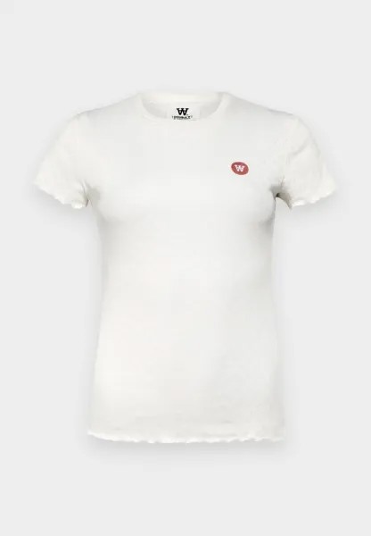 Базовая футболка HAI RESORT BABY TEE Double A by Wood Wood, кремовый