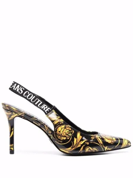 Versace Jeans Couture туфли с ремешком на пятке и принтом Regalia Baroque