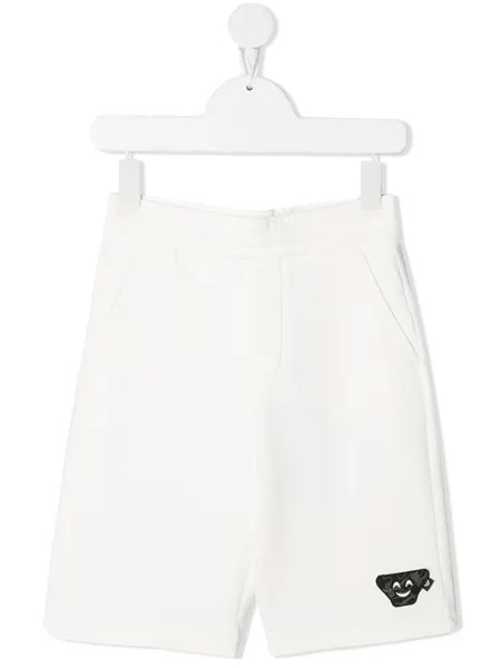 Emporio Armani Kids спортивные брюки с вышитым логотипом