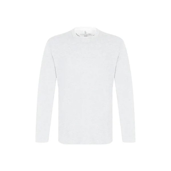 Хлопковый лонгслив Brunello Cucinelli