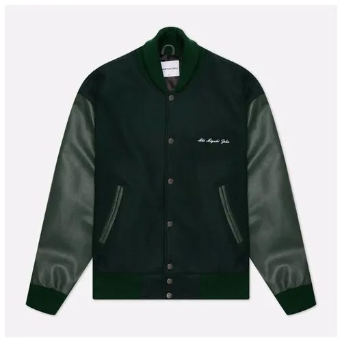 Мужская куртка бомбер MKI Miyuki-Zoku College Varsity зелёный , Размер S