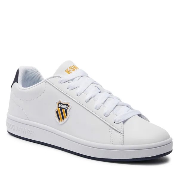 Кроссовки K-Swiss Court Shield 06599-856-M White/Navy/Honey Gold 856, белый