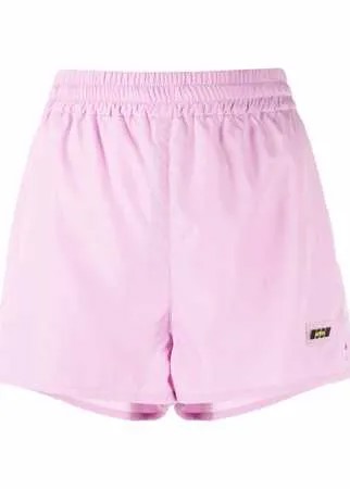 MSGM спортивные шорты с нашивкой-логотипом