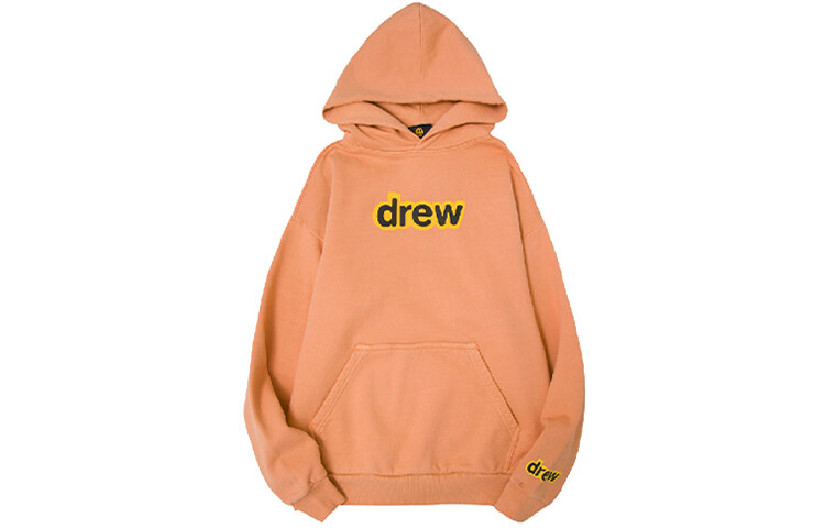 Свитшот с логотипом Letter Series унисекс персиково-розовый Drew House, розовый