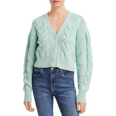 Женский зеленый кашемировый вязаный кардиган Rag - Bone, свитер, топ L BHFO 2990