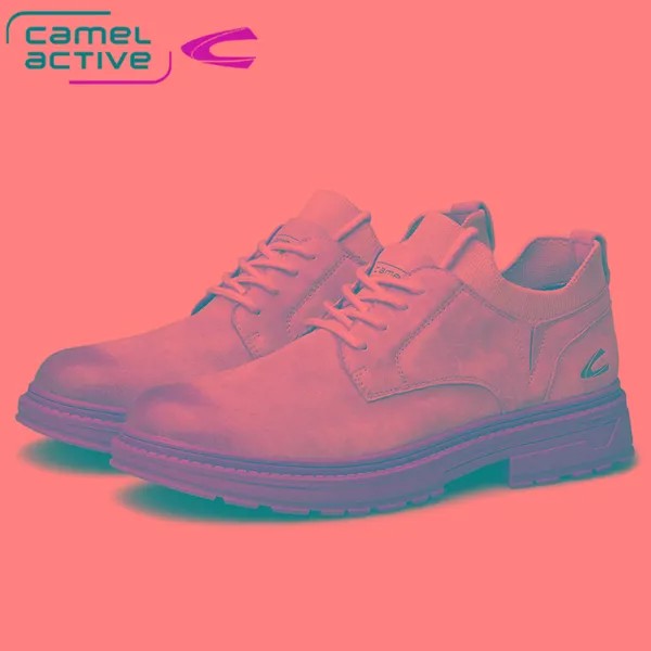 Мужские Водонепроницаемые Мокасины Camel Active, натуральная кожа, оксфорды, Повседневная Уличная обувь, на шнуровке, весна-осень