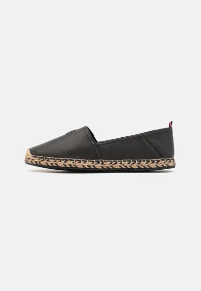 Эспадрильи Flat Tommy Hilfiger, черный