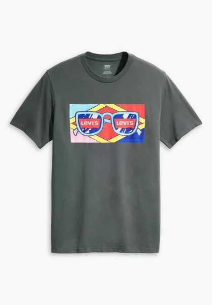 Футболка с принтом Graphic Crewneck Levi's, архив крыло летучей мыши стекло