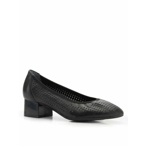 Туфли лодочки Belwest женские кожаные классические, размер 39, черный