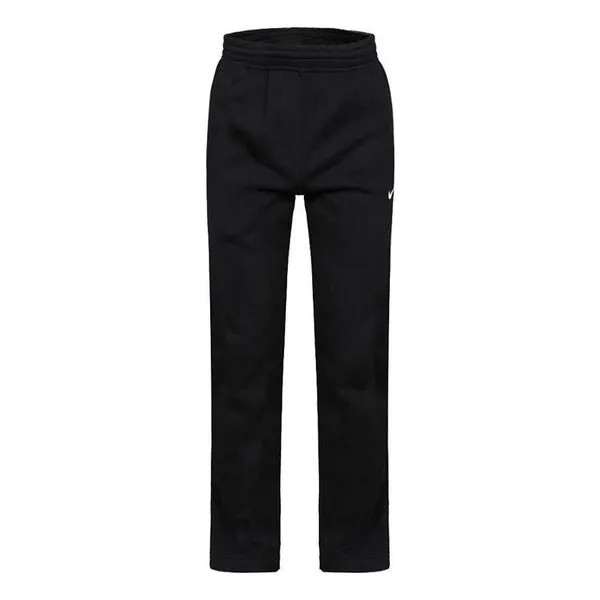 Спортивные штаны Nike AS Nike Club OH Pant-Swoosh-NF Breathable Casual Knit Training Fleece Lined Sports Long Pants Black, черный