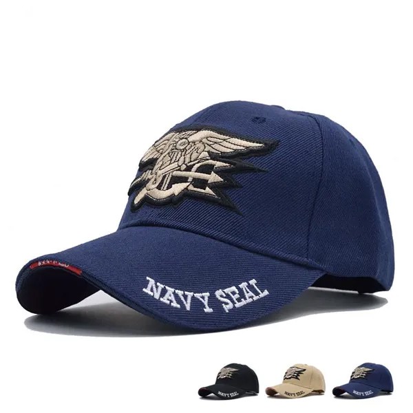 Высокое качество Мужская бейсболка ВМС США Бейсболка Военно-морской флот Seals Cap Tactical Army Cap Trucker Gorras Snapback Hat