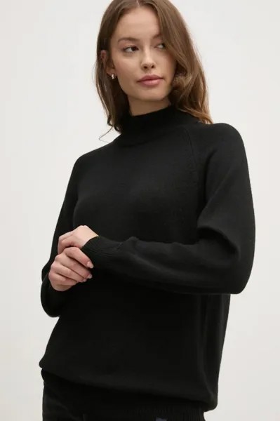 Свитер из смесовой шерсти North Sails, черный