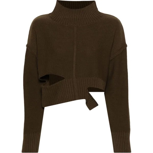 Свитер женский оливково-зеленый Mm6 Maison Margiela