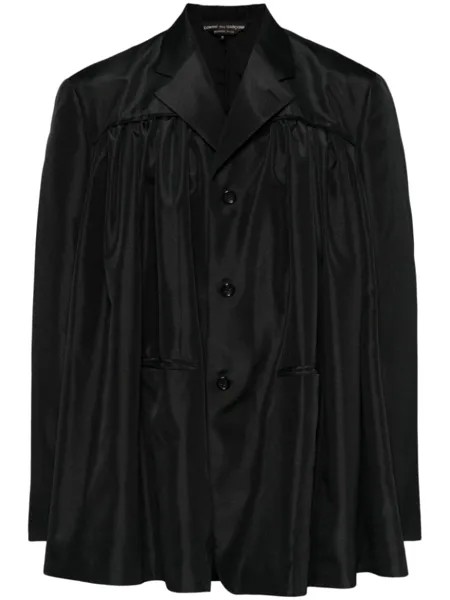 Атласный пиджак Comme des Garçons Homme Plus, черный