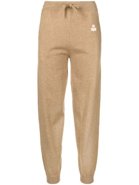 MARANT ÉTOILE зауженные спортивные брюки Kira, коричневый