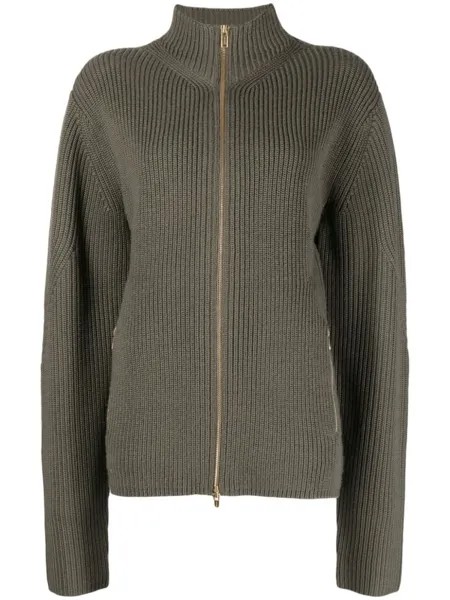 Dion Lee джемпер Traveling на молнии, зеленый
