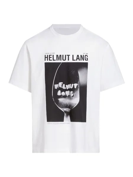 Фото 1 Футболка с круглым вырезом Helmut Lang, белый