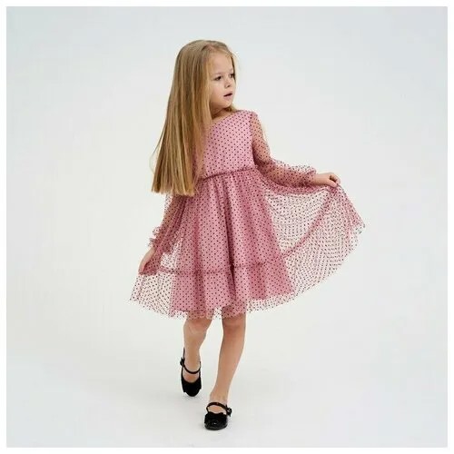 Платье Kaftan, размер 98/104, розовый