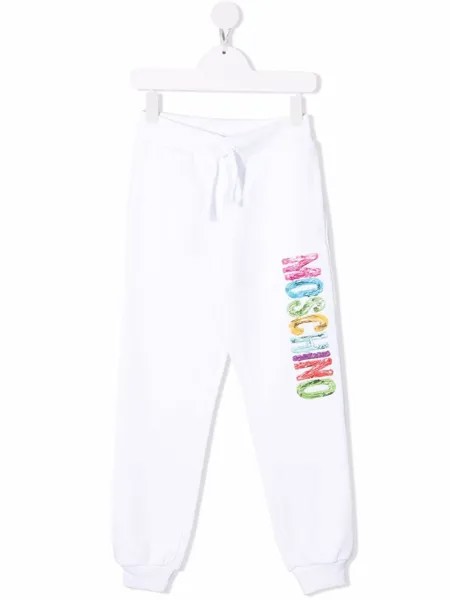 Moschino Kids спортивные брюки с логотипом