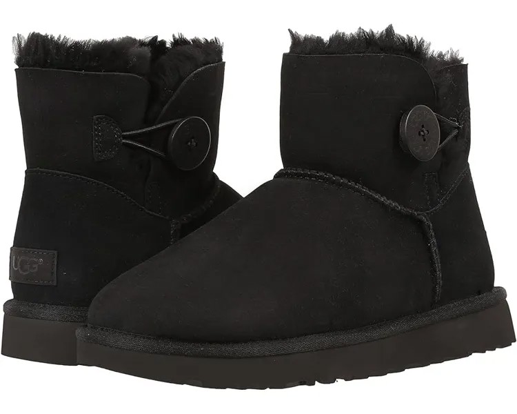 Ботинки UGG Mini Bailey Button II, черный