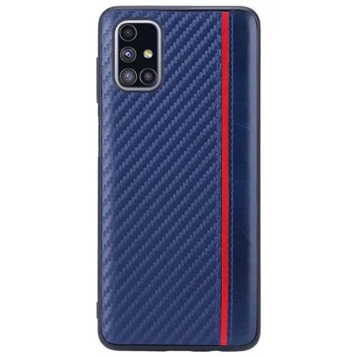 Чехол-накладка G-Case Carbon для Samsung Galaxy M51 SM-M515F синий