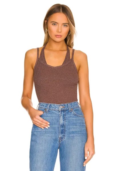 Свитер PISTOLA Louise Halter Two Layer Tank, цвет Mocha