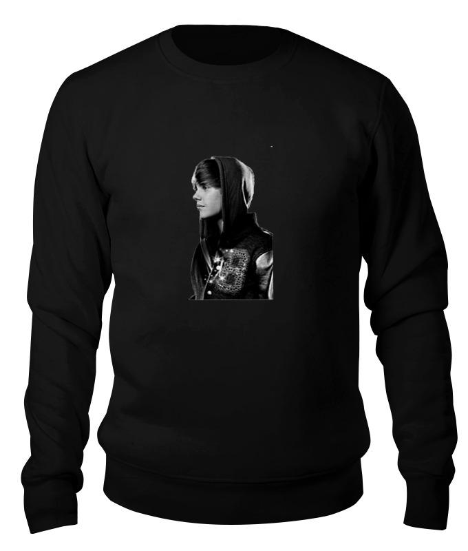 Свитшот унисекс Printio Justin bieber черный L