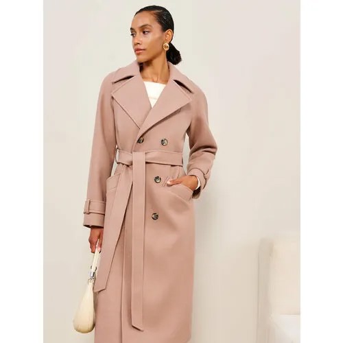 Пальто  VIAVILLE, размер 48/50, коричневый