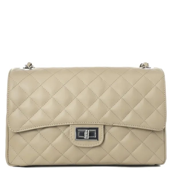 Сумка женская Pierre Cardin 1371 бежевый, 16х28х9 см