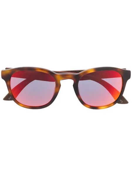 Puma солнцезащитные очки в круглой оправе черепаховой расцветки