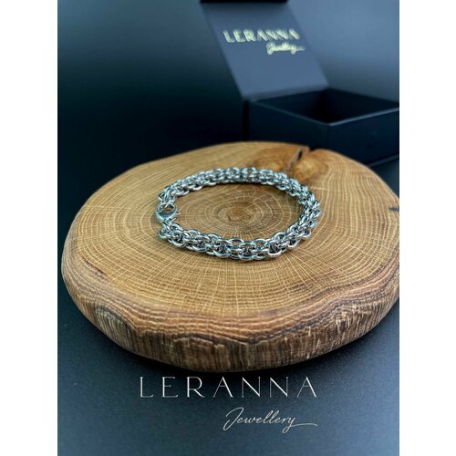 Браслет-цепочка LERANNA, 1 шт., серебристый