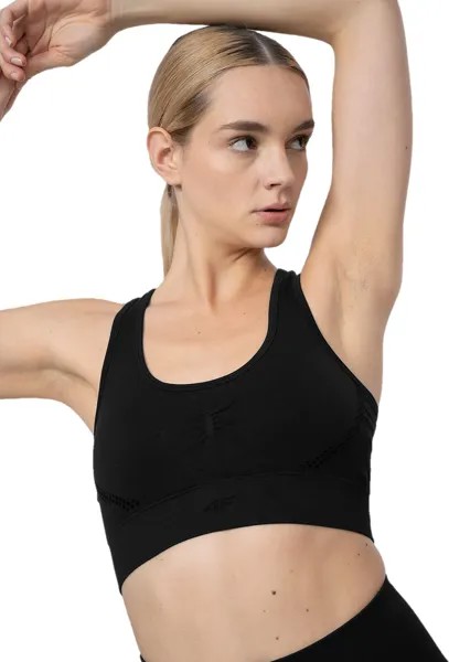 Топ женский 4F SPORT BRA F037 черный XS/S