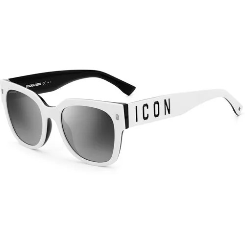 Солнцезащитные очки DSQUARED2, белый, серебряный