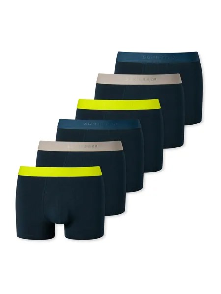 Боксеры Schiesser Trunk 95/5 Organic Cotton, темно-синий