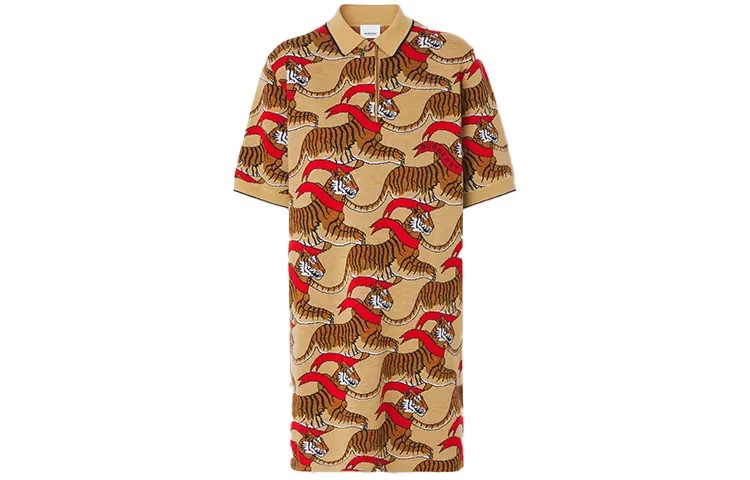 Burberry Женские шорты-платье с рукавами, цвет Brown
