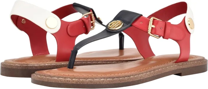 Сандалии на плоской подошве Bennia Tommy Hilfiger, красный