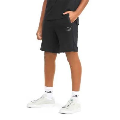Шорты на шнурке Puma Matchers, черные повседневные спортивные штаны для мальчиков, 533884-