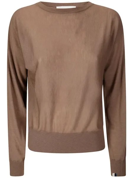 Extreme cashmere футболка с надписью «Чай», коричневый