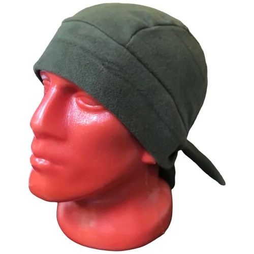 Бандана шлем  зимняя, размер универсальный, зеленый