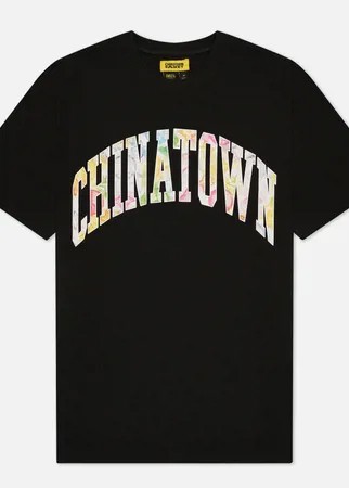 Мужская футболка Chinatown Market Watercolor Arc, цвет чёрный, размер S